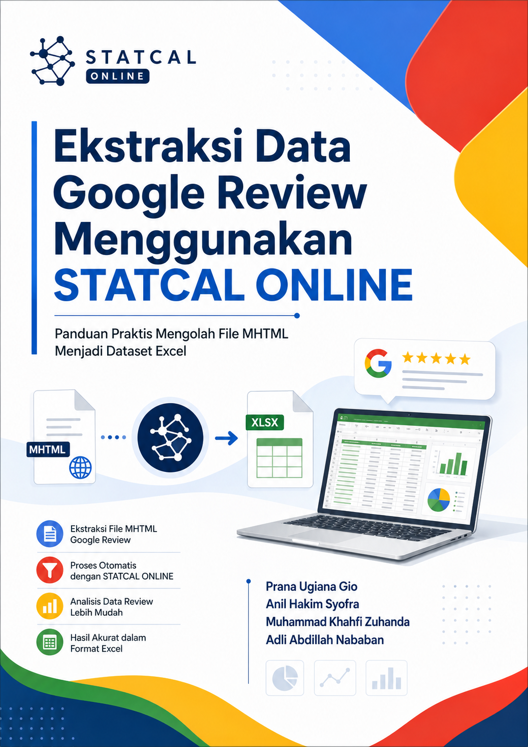 Cover book Google Review Data Extraction Using STATCAL ONLINE
